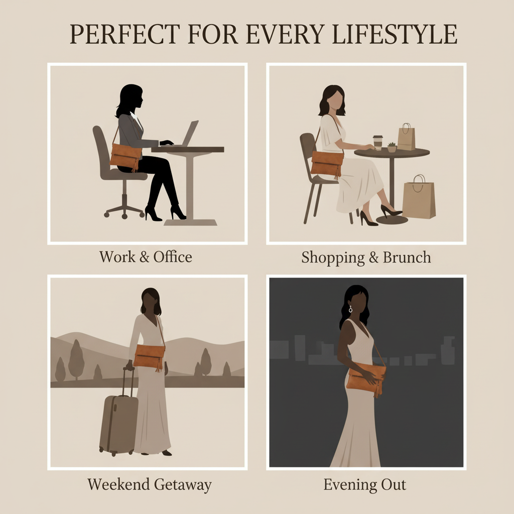 Handmade Woven Leather Crossbody Bag Morocco