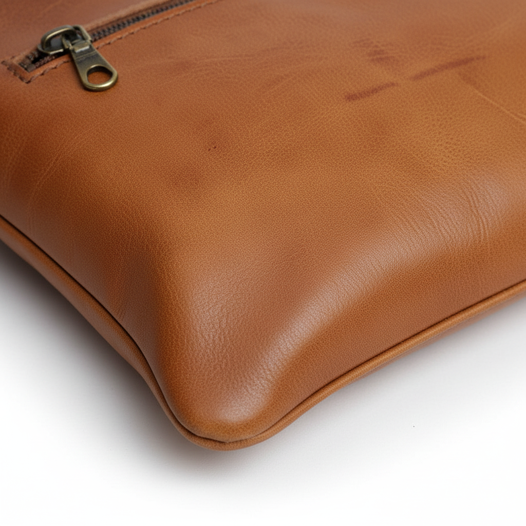 Handmade Woven Leather Crossbody Bag Morocco