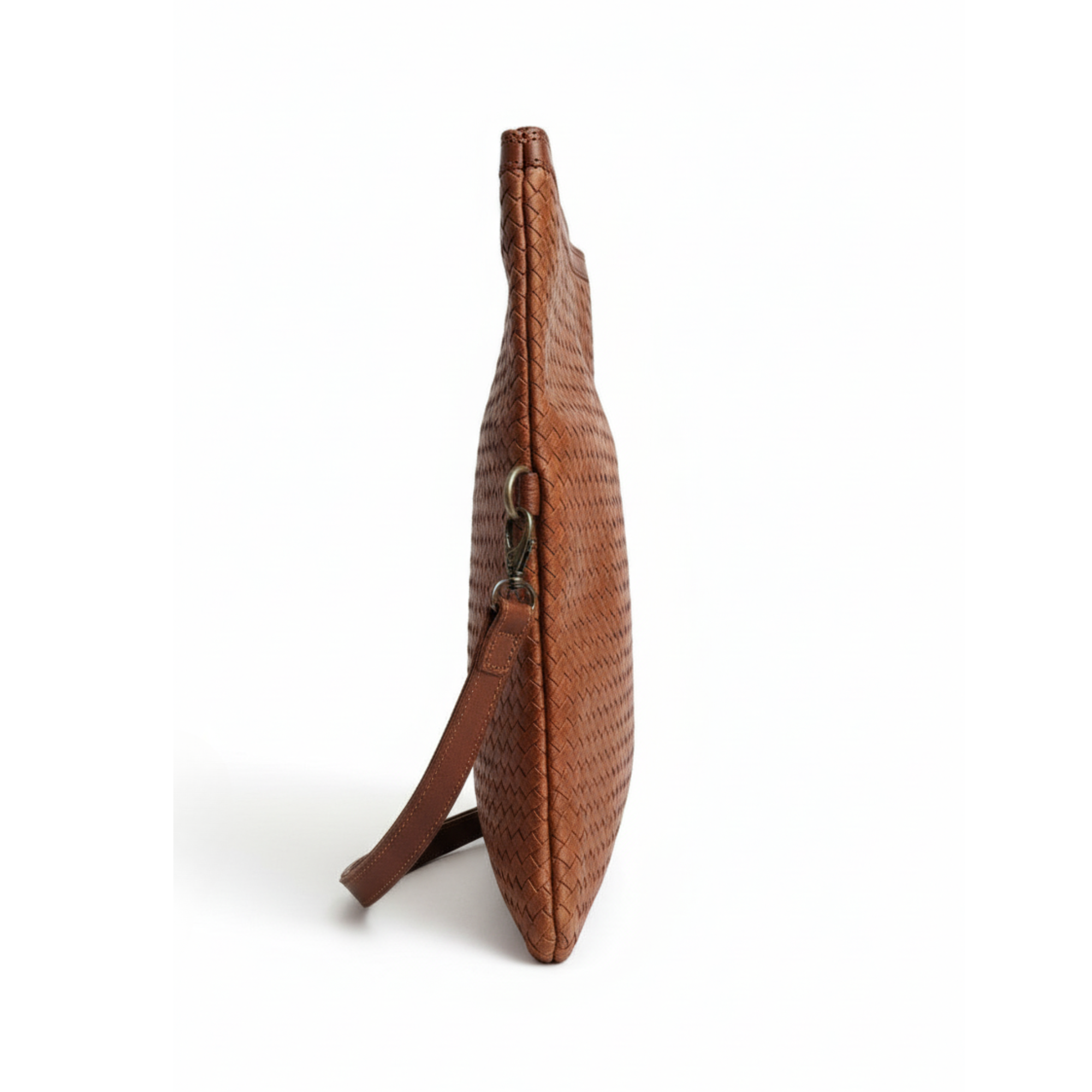 Handmade Woven Leather Crossbody Bag Morocco